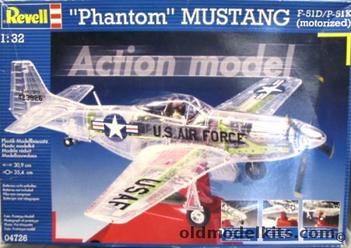 Revell 1/32 F-51D / P-51K Phantom Mustang Motorized - (ex Monogram), 04726 plastic model kit